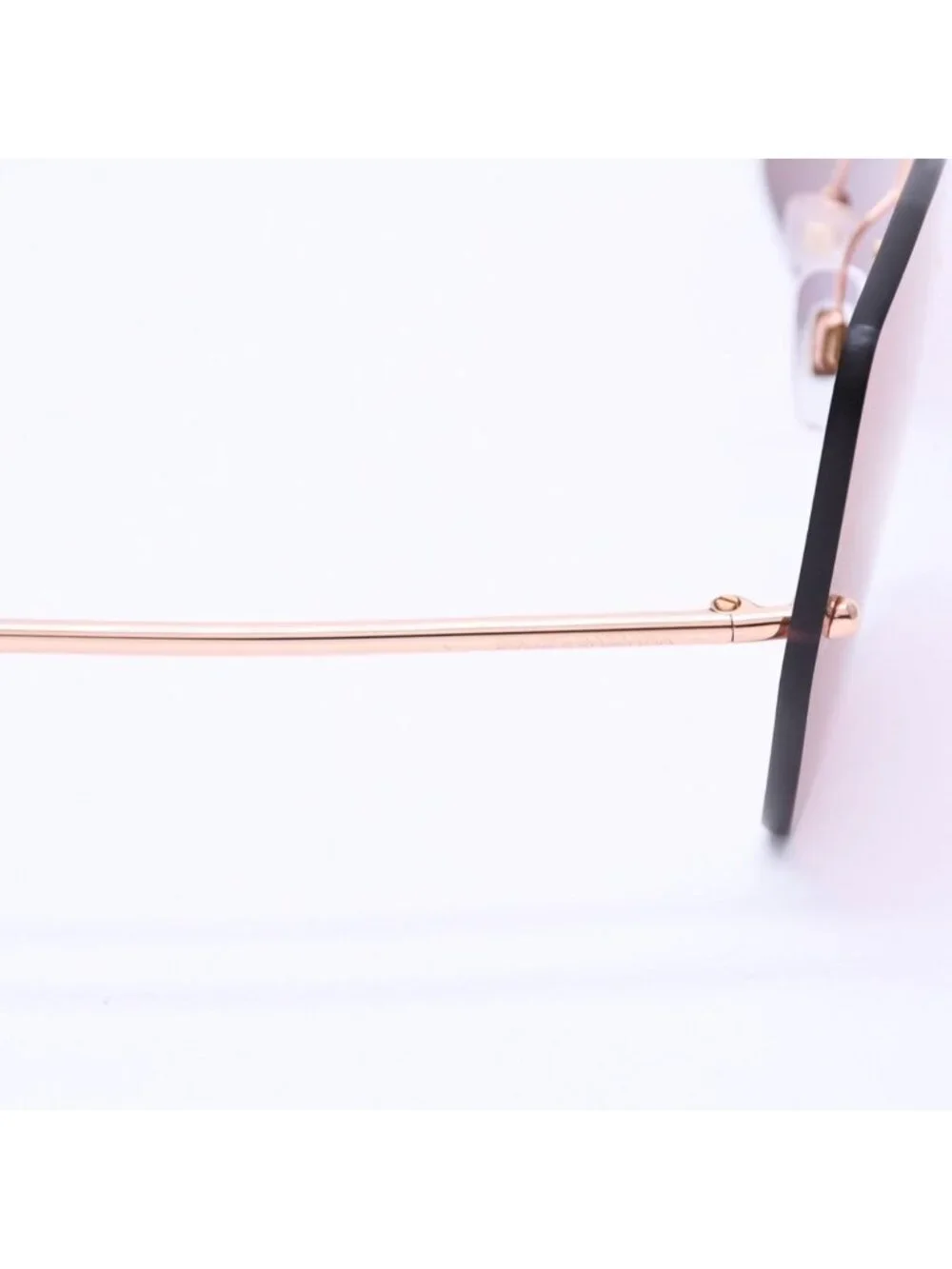 Dolce & Gabbana Sunglasses Pink Lens Gold Temple Eyewear